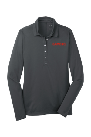 Women's Nike Long Sleeve Polo - Image 2