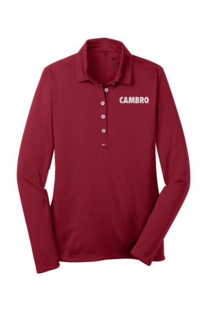 Women's Nike Long Sleeve Polo - Image 3