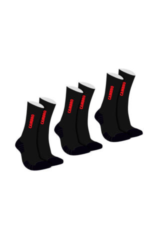 3-Pair Bundle - Athletic High Performance Sports Crew Socks